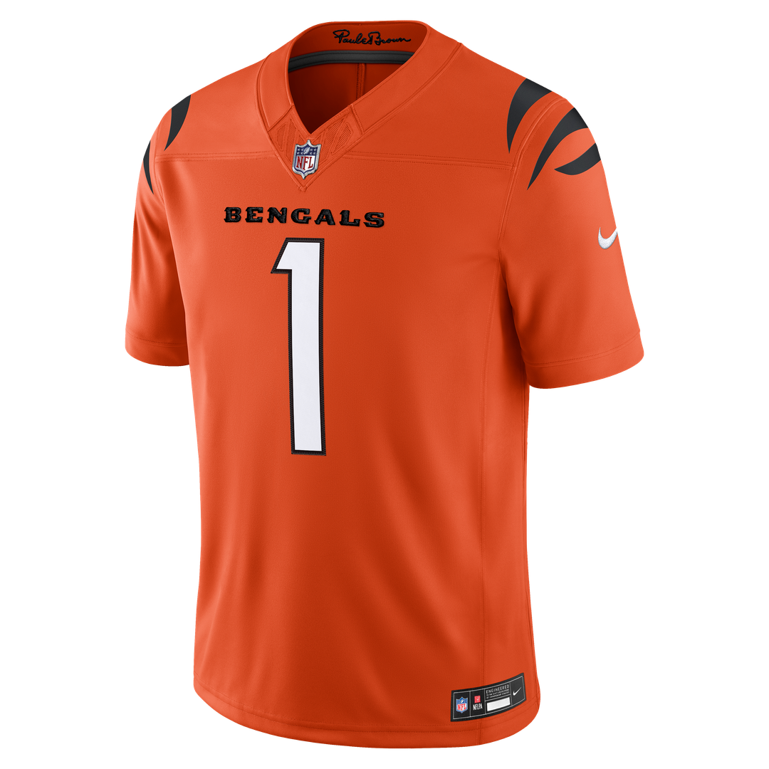 Ja'Marr Chase Cincinnati Bengals Alternate Stitched Jersey - Orange