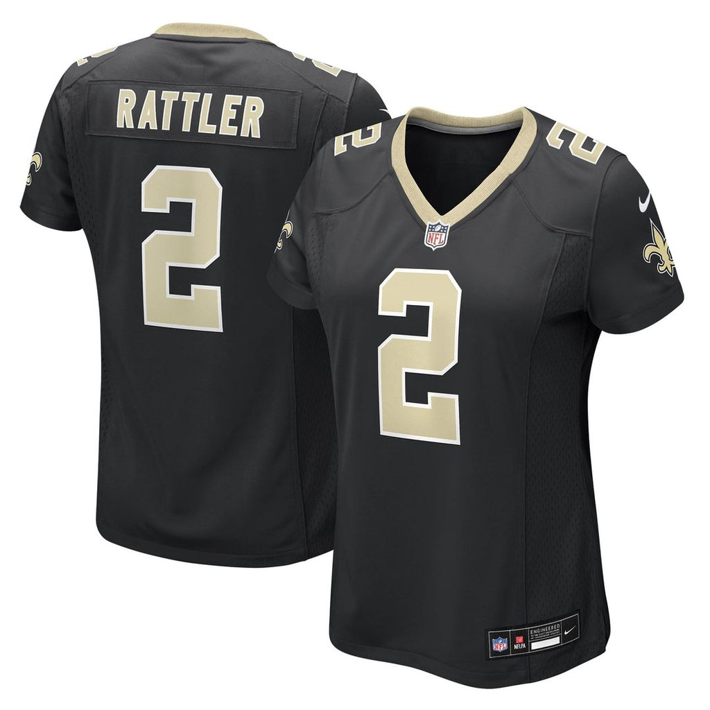 Spencer Rattler New Orleans Saints Women's Team Jersey - Black
