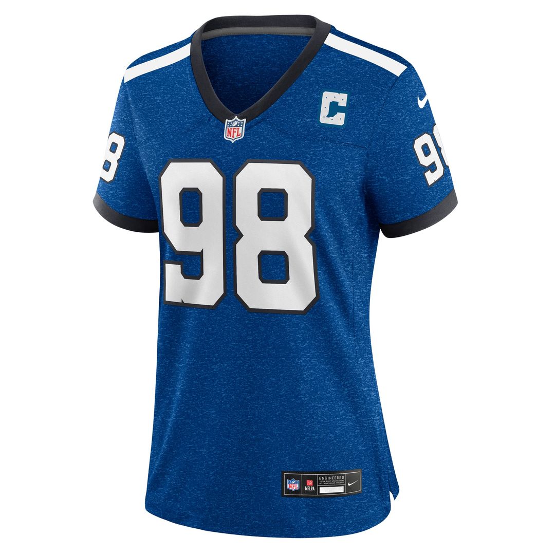 Tony Siragusa Indianapolis Colts Women's Indiana Nights Alternate Jersey - Royal
