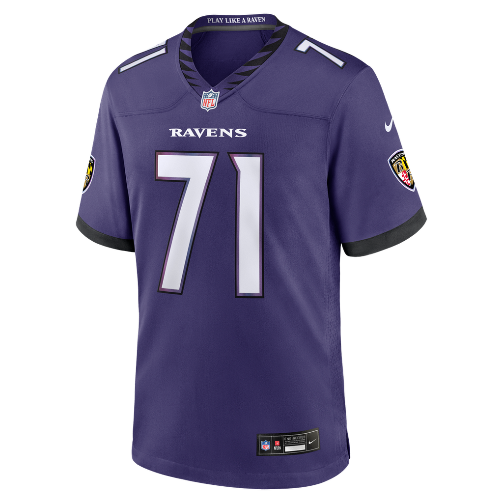 Olaivavega Ioane Baltimore Ravens Team Jersey - Purple