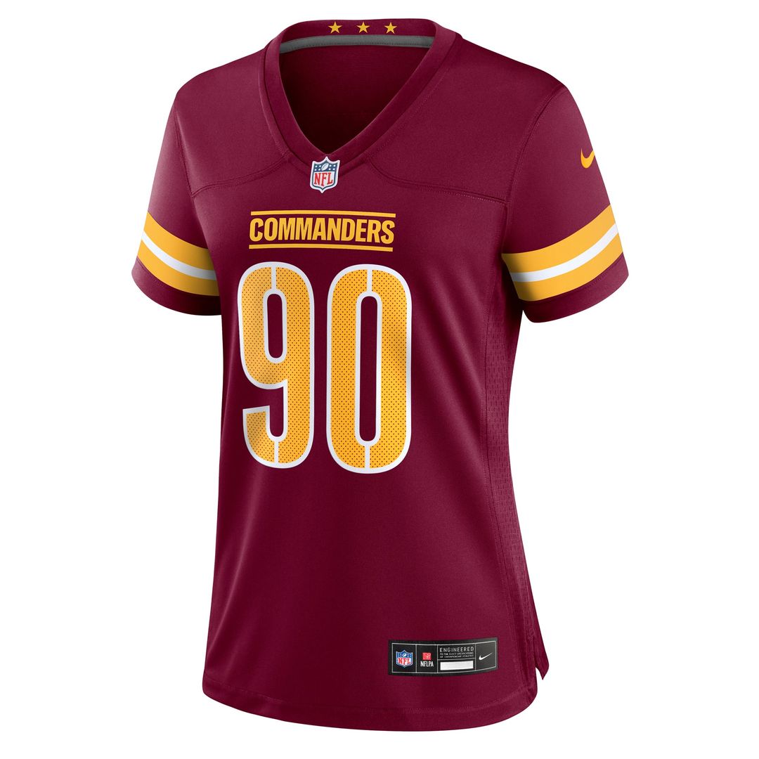 Javontae Jean-Baptiste Washington Commanders Women's Team Jersey - Burgundy