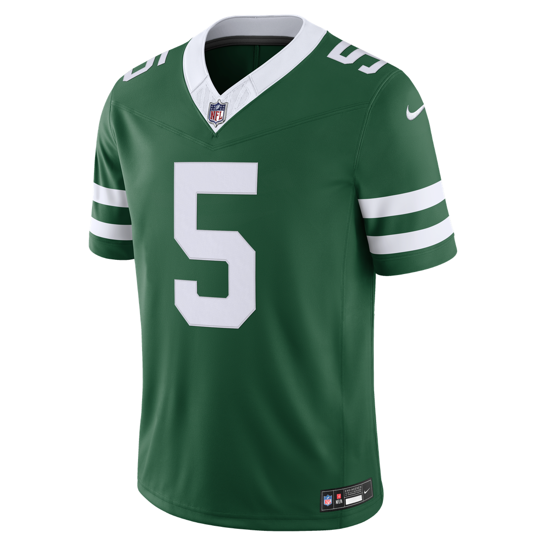 Garrett Wilson New York Jets Team Stitched Jersey - Legacy Green