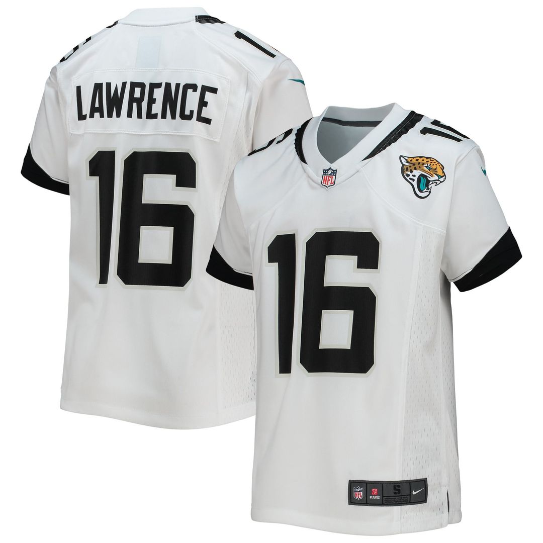 Trevor Lawrence Jacksonville Jaguars Youth Jersey - Teal
