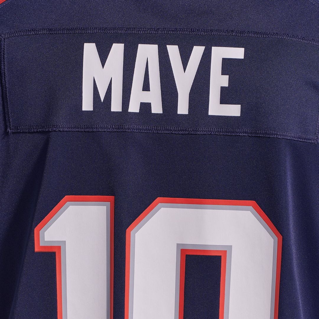 Drake Maye New England Patriots Player Jersey - White