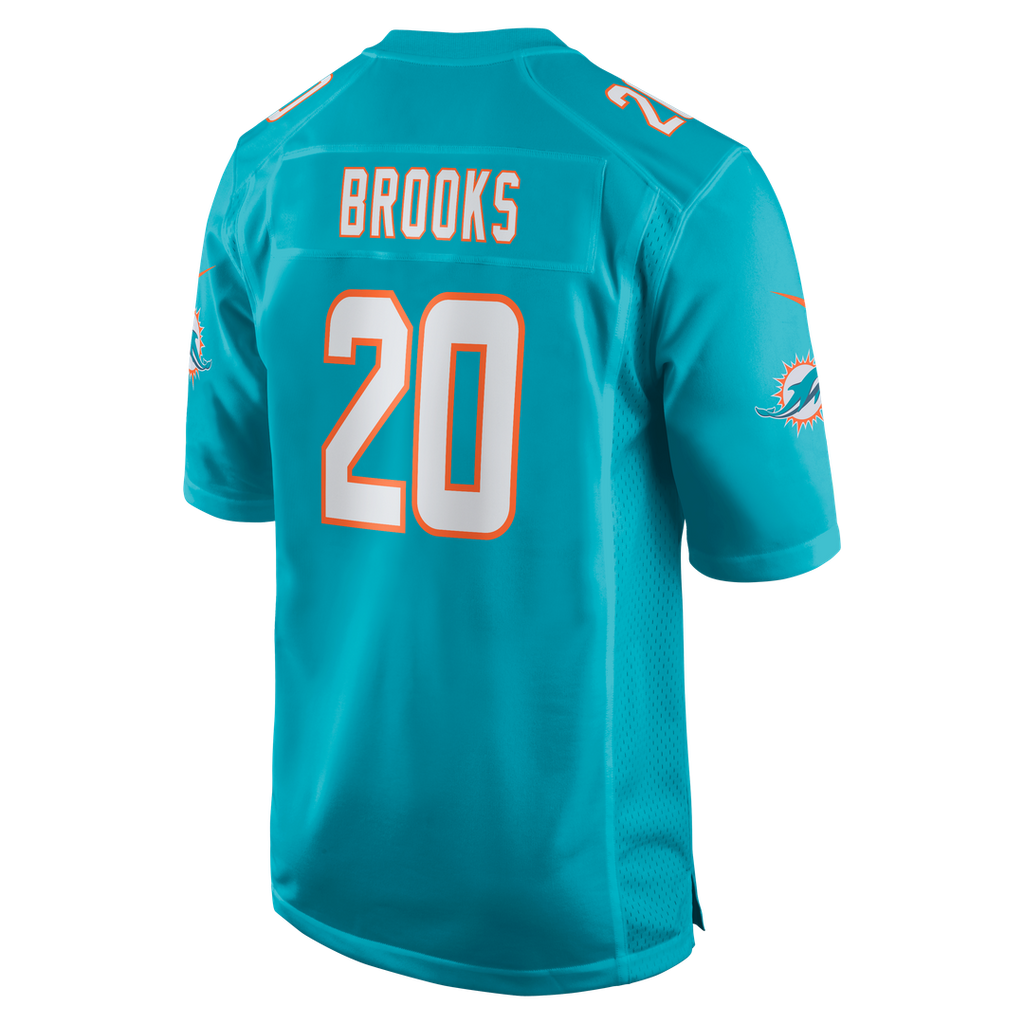 Jordyn Brooks Miami Dolphins Jersey - Aqua