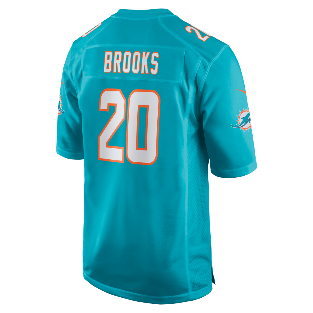 Jordyn Brooks Miami Dolphins Jersey - Aqua