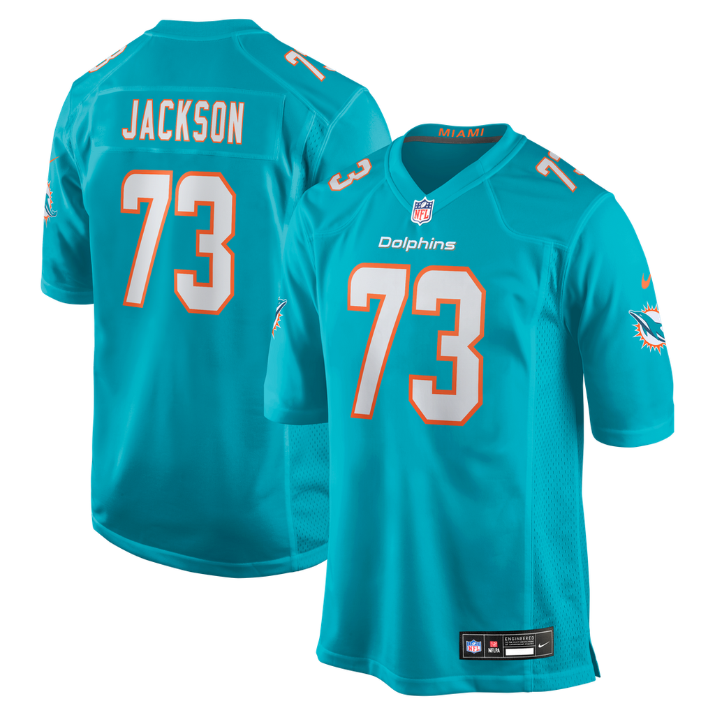 Austin Jackson Miami Dolphins Jersey - Aqua
