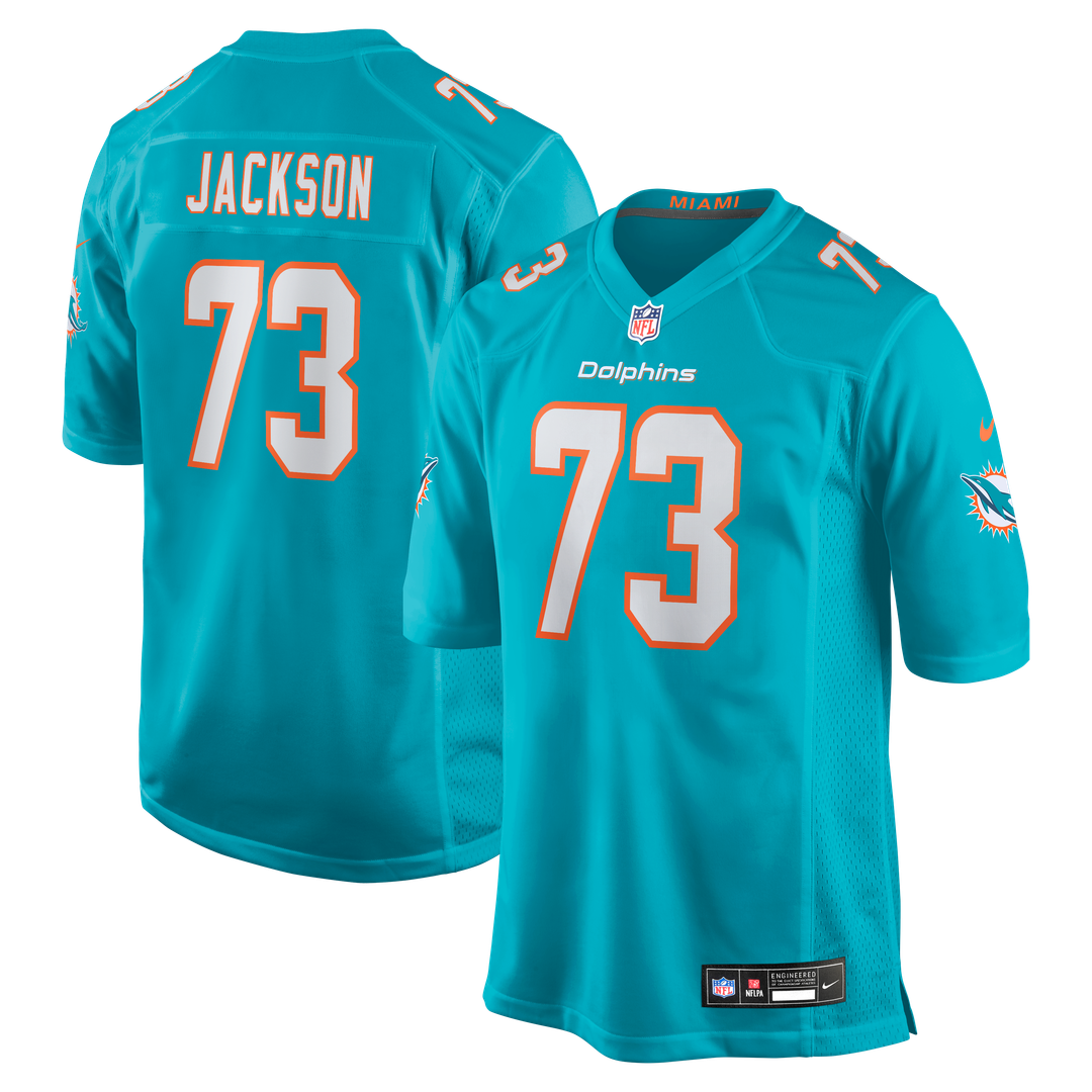 Austin Jackson Miami Dolphins Jersey - Aqua