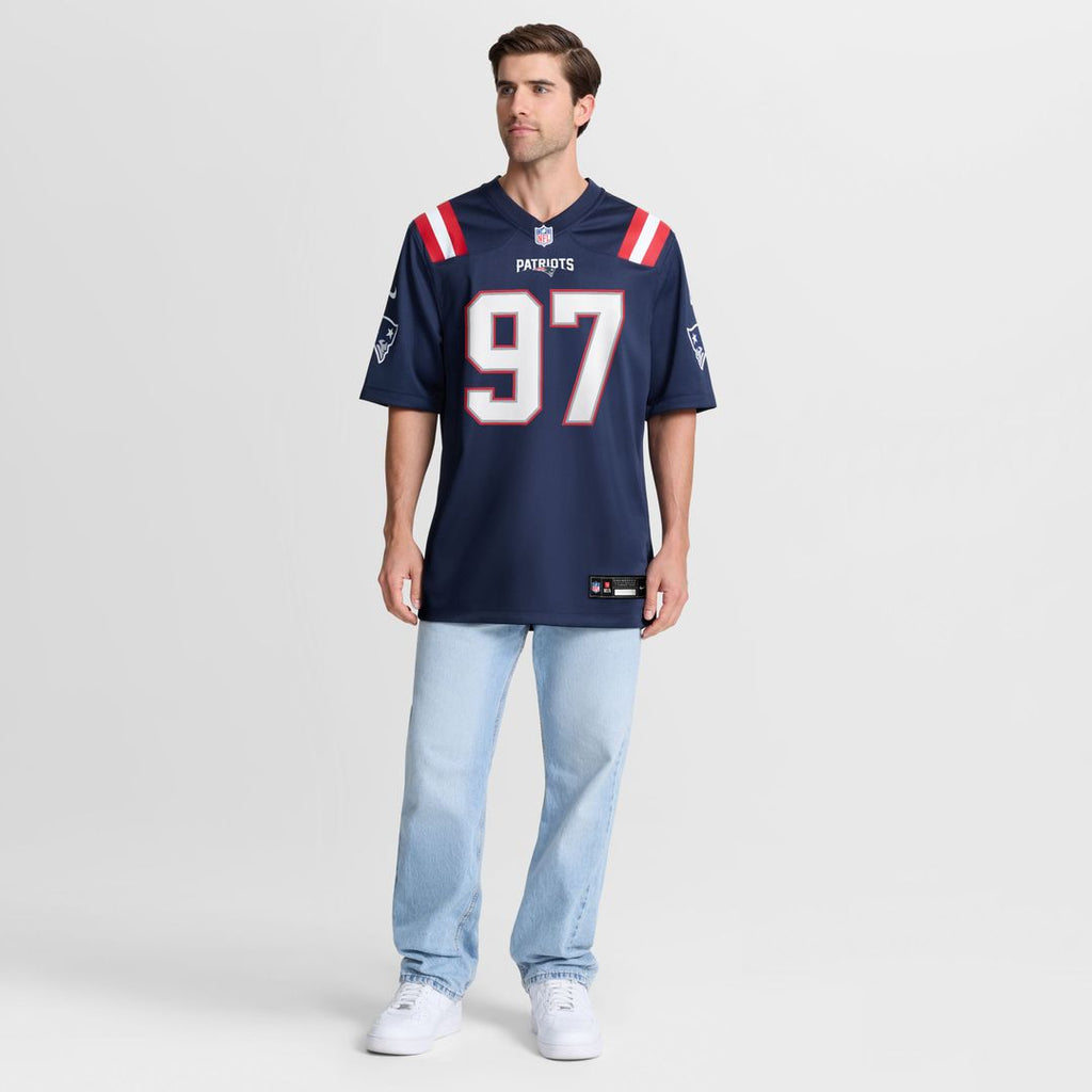 Milton Williams New England Patriots Team Jersey - Navy