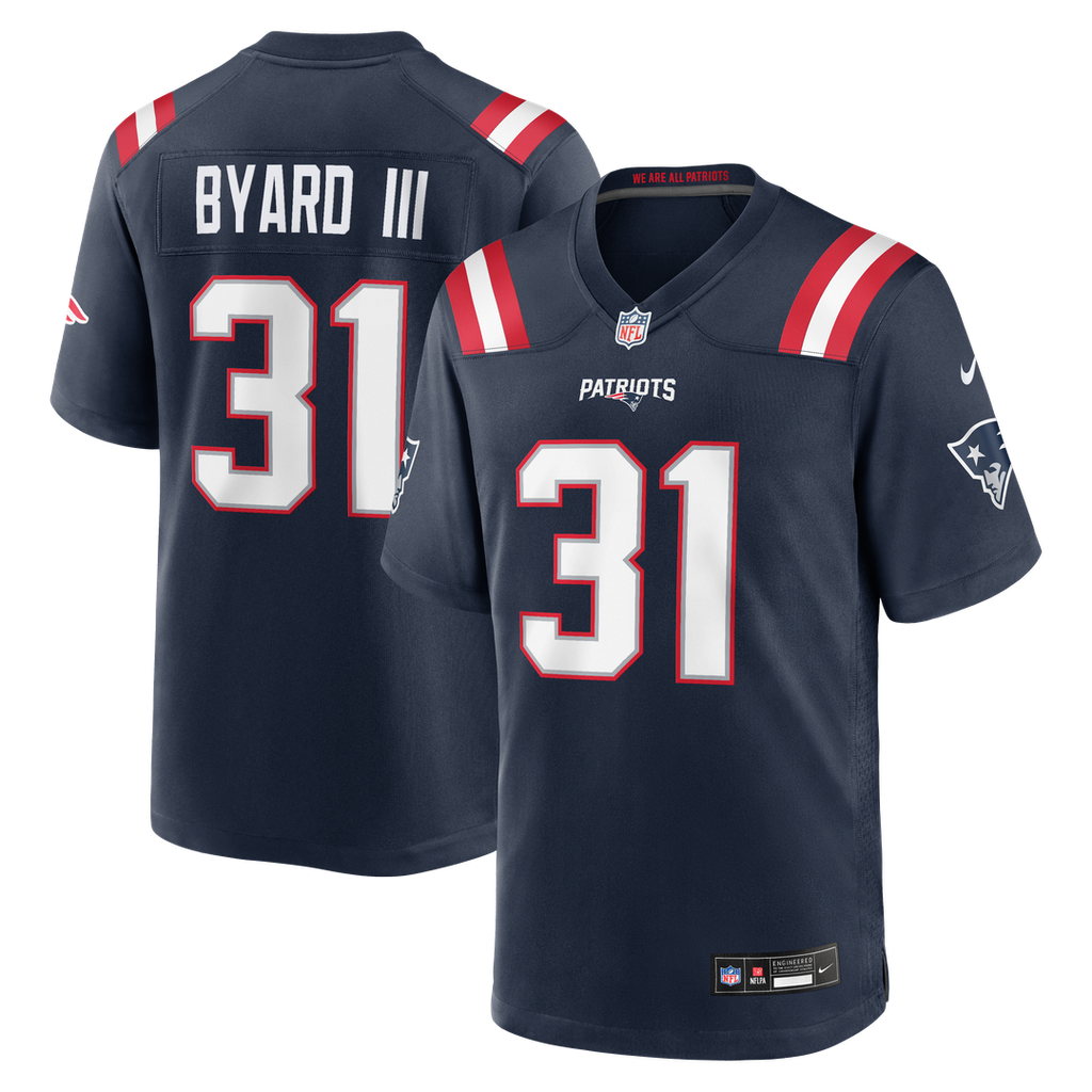 Kevin Byard III New England Patriots Team Jersey - Navy