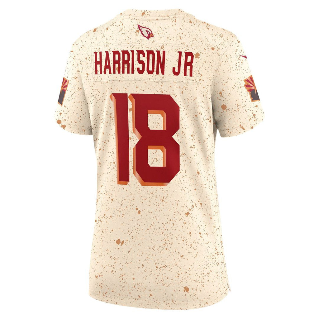 Marvin Harrison Jr. Arizona Cardinals Women's Rivalries Collection Jersey - Natural