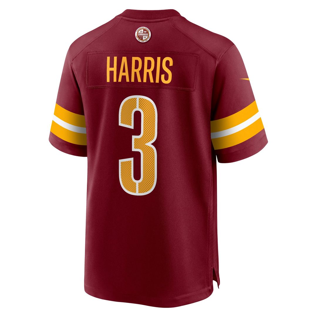 Will Harris Washington Commanders Team Jersey - Burgundy