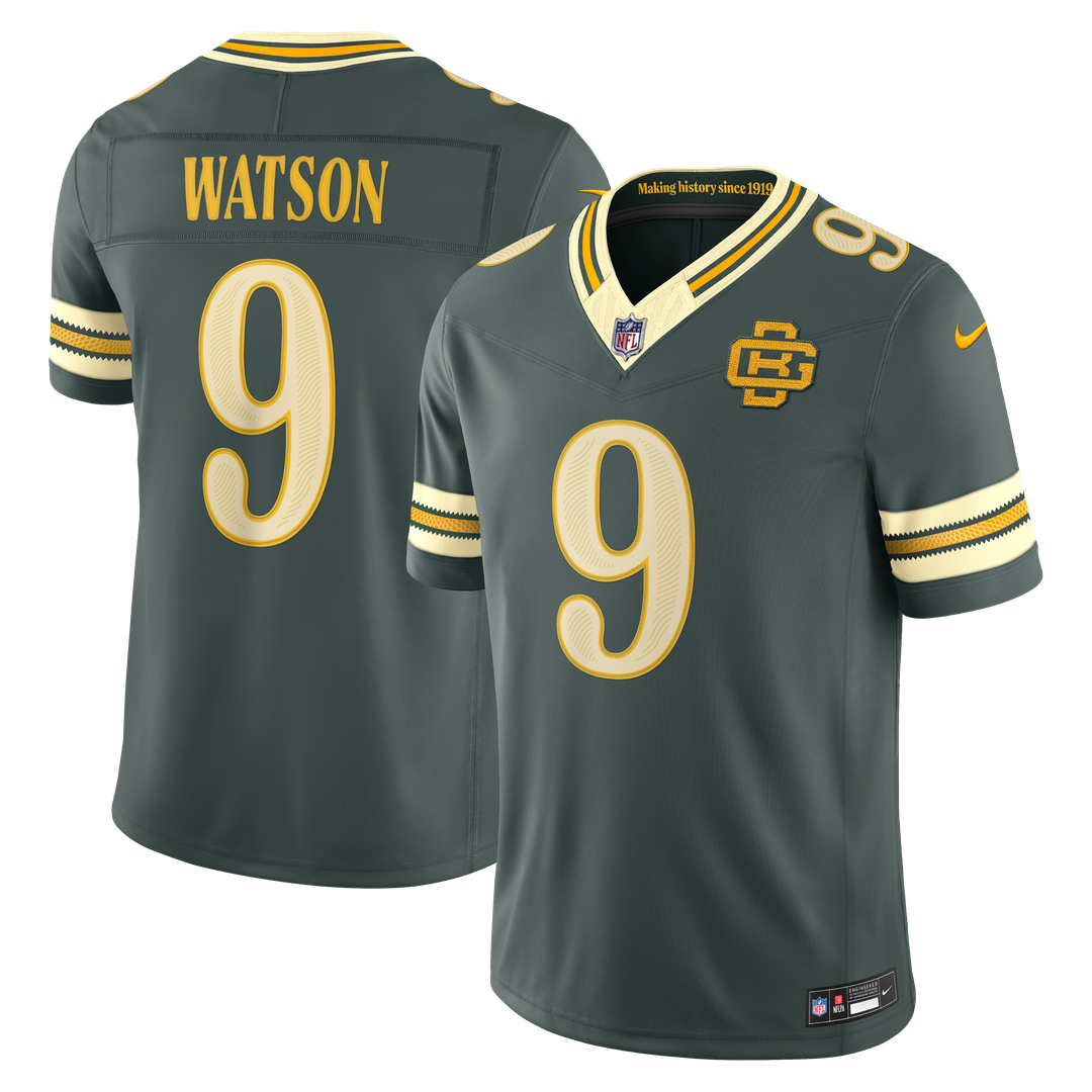 Christian Watson Green Bay Packers 2026 Rivalries Collection Stitched Jersey - Green