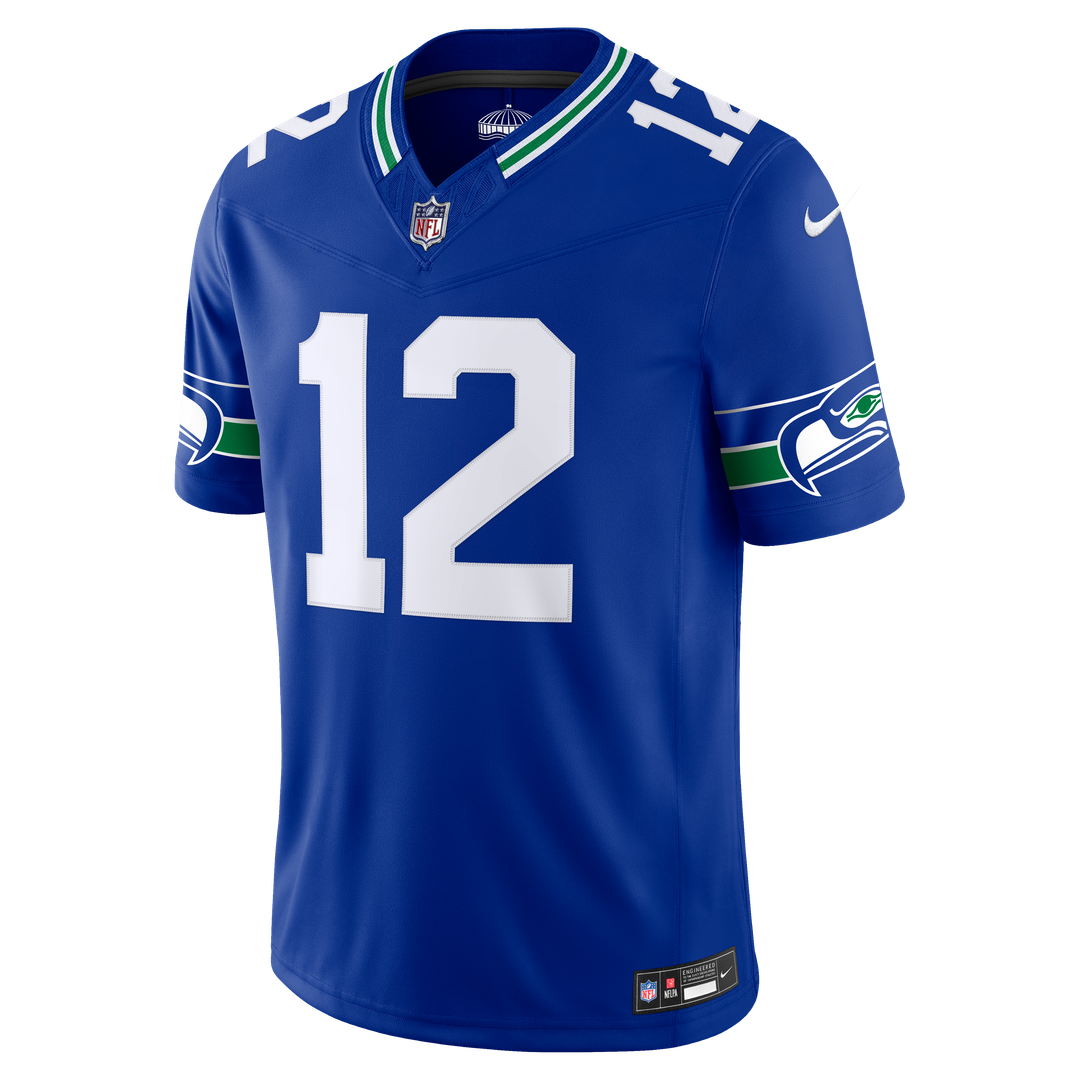 12s Seattle Seahawks Team Stitched Jersey - College Navy