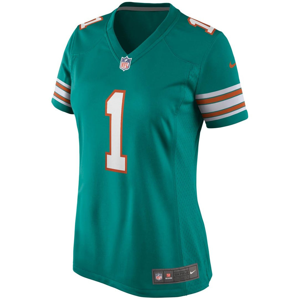 Tua Tagovailoa Miami Dolphins Women's Alternate Jersey - Aqua