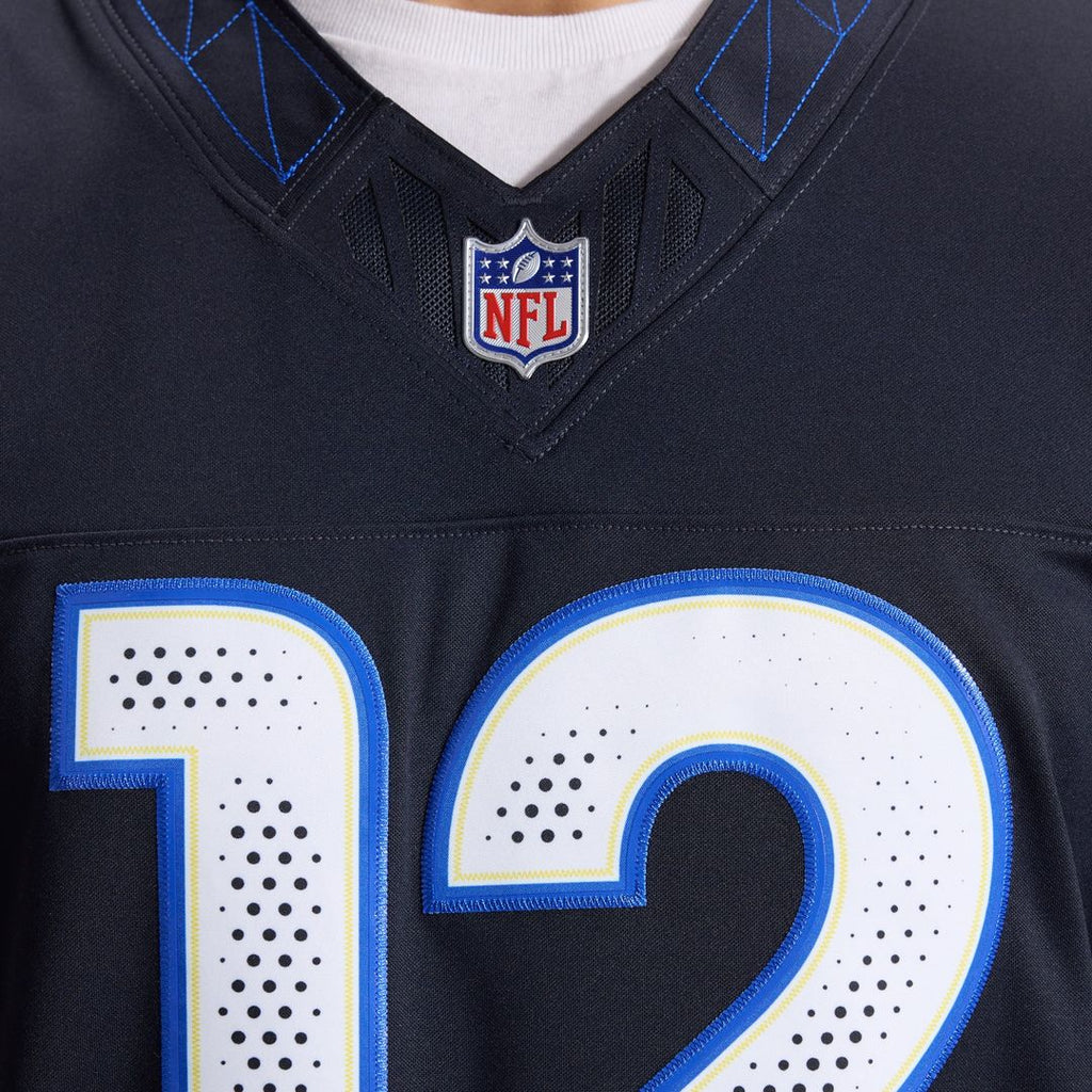 Puka Nacua Los Angeles Rams Rivalries Collection Stitched Jersey - Dark Blue