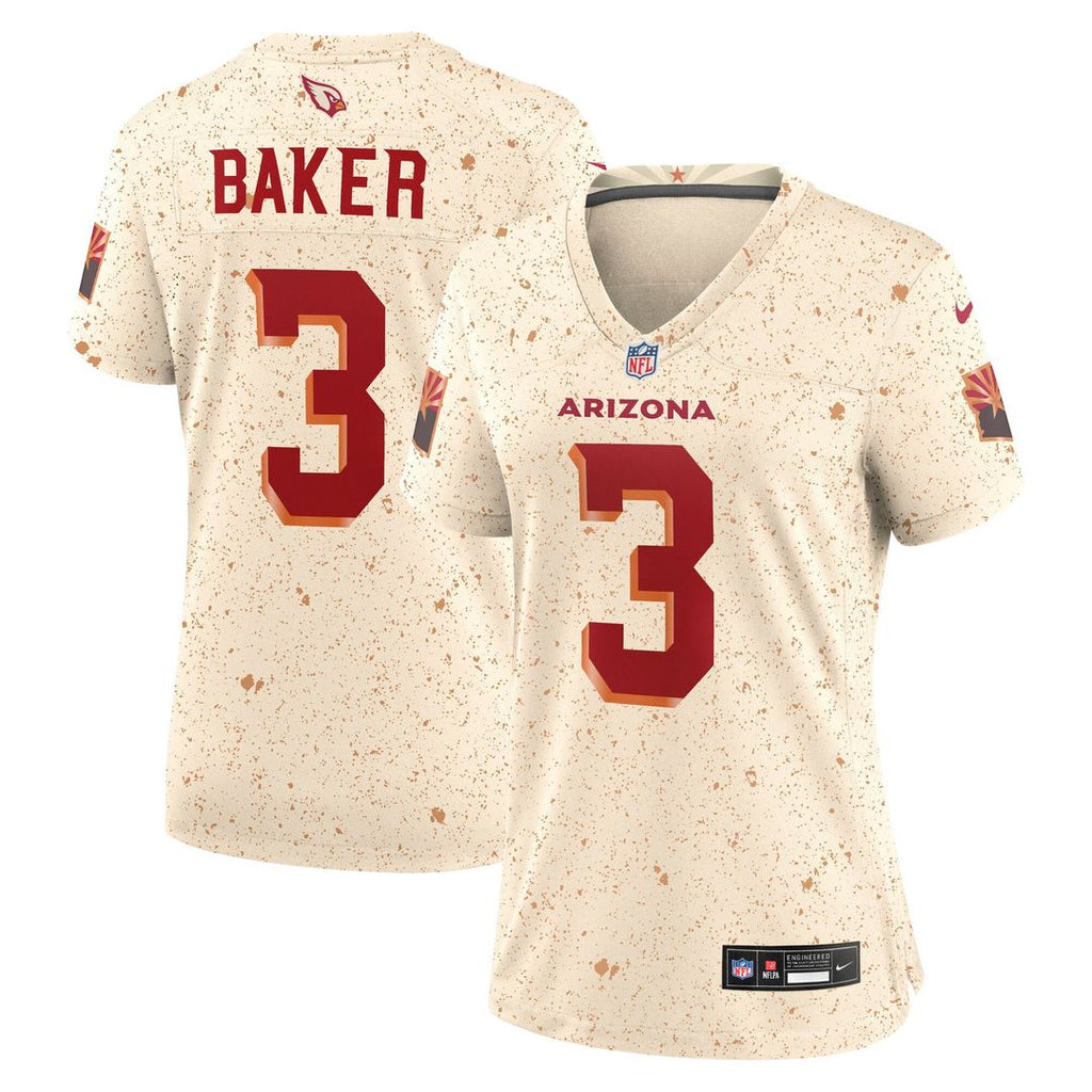 Budda Baker Arizona Cardinals Women's Rivalries Collection Jersey - Natural