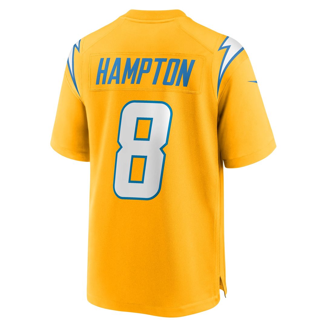 Omarion Hampton Los Angeles Chargers Alternate Charger Power Jersey - Gold