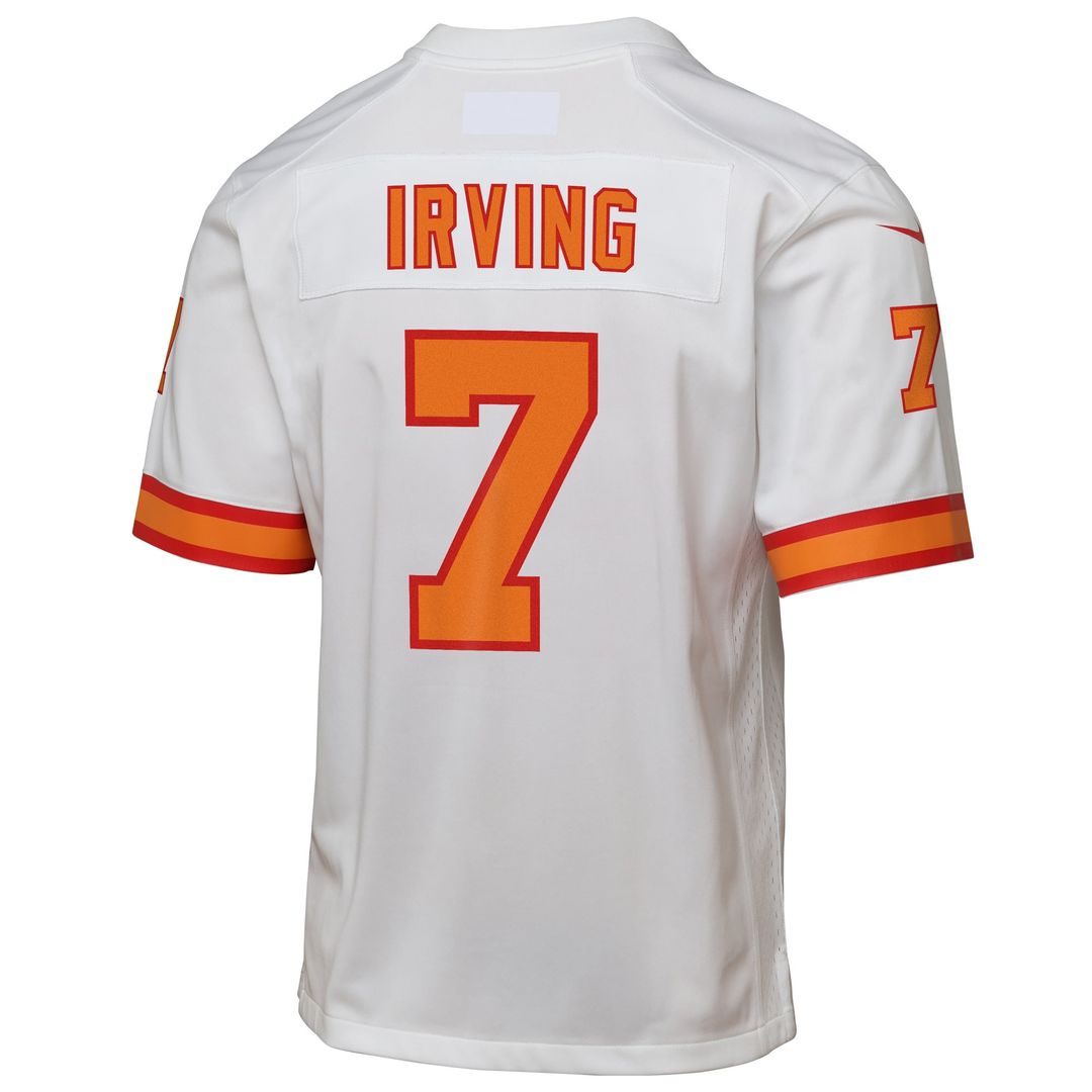 Bucky Irving '76 Tampa Bay Buccaneers Youth Jersey - White