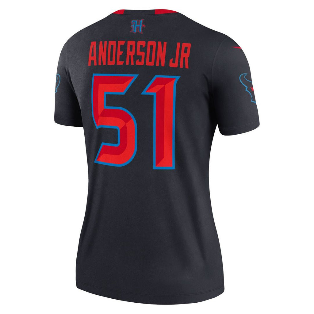 Will Anderson Jr. Houston Texans Women's Alternate Legend Player Performance Top - Navy