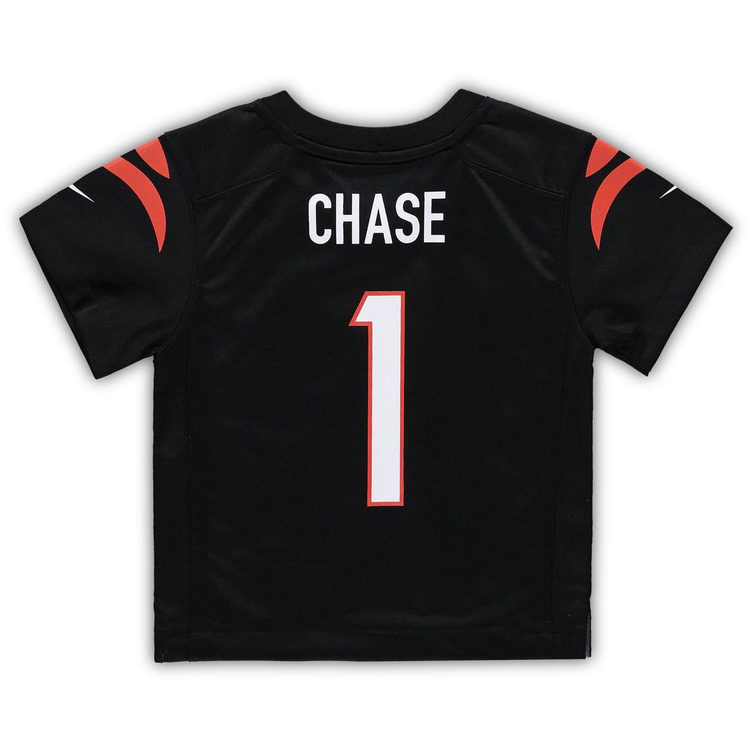Ja'Marr Chase Cincinnati Bengals Toddler Jersey - Black