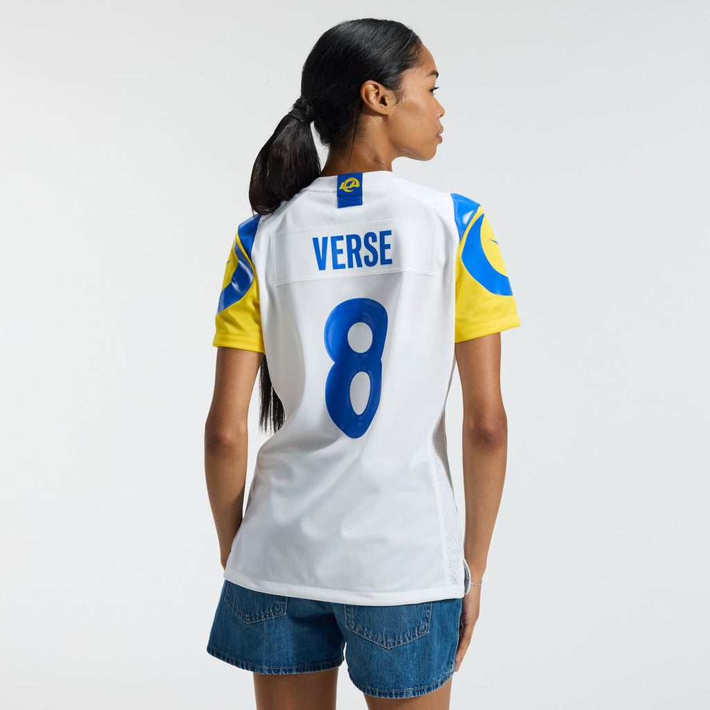 Jared Verse Los Angeles Rams Women's Jersey - White