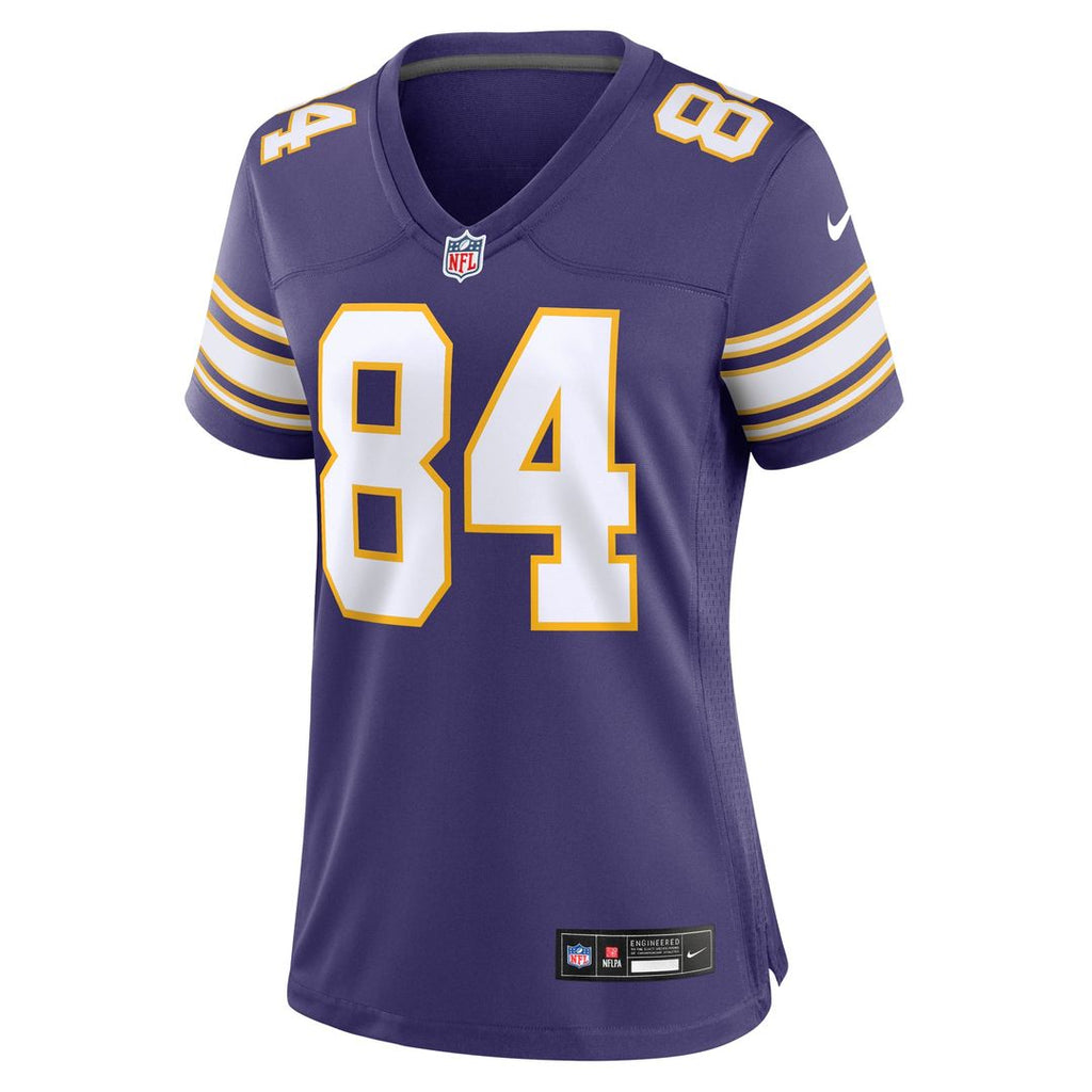 Randy Moss Minnesota Vikings Women's Classic Retired Player Jersey - Purple