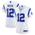 Puka Nacua Los Angeles Rams Women's Fearsome White Jersey