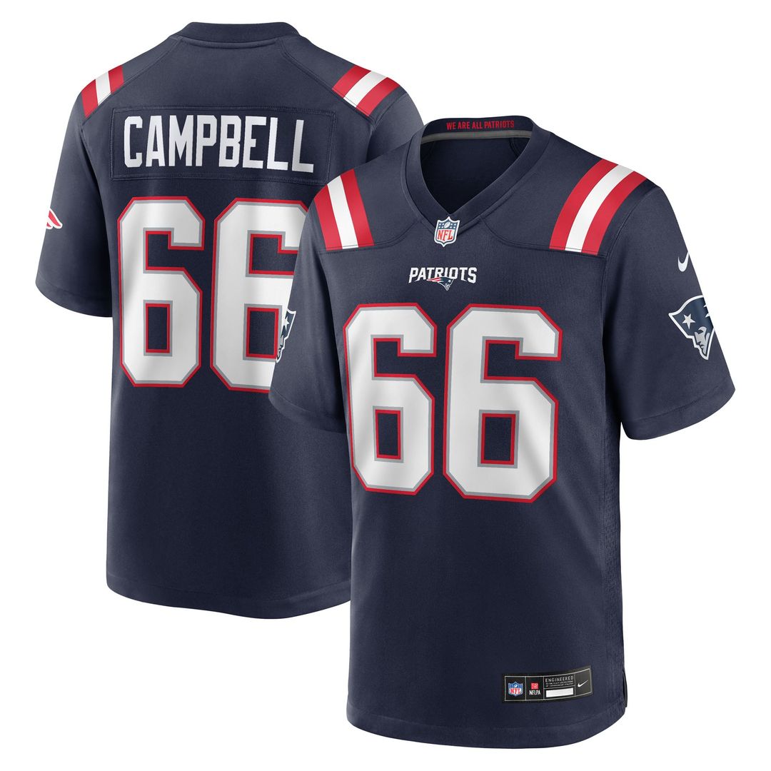 Will Campbell New England Patriots Team Jersey - Navy