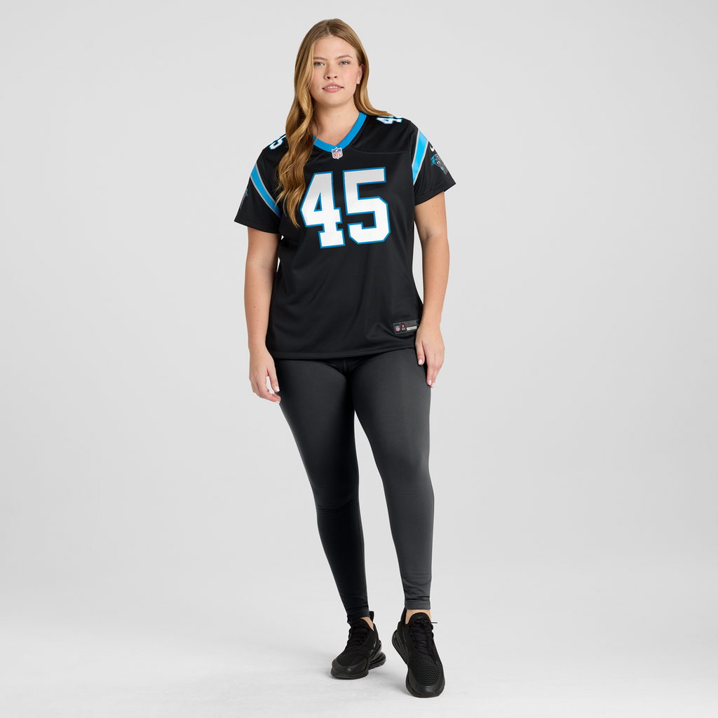 Maema Njongmeta Carolina Panthers Women's Team Jersey - Black