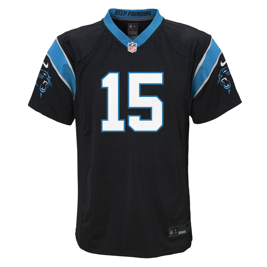 Jimmy Horn Jr. Carolina Panthers Youth Team Jersey - Black