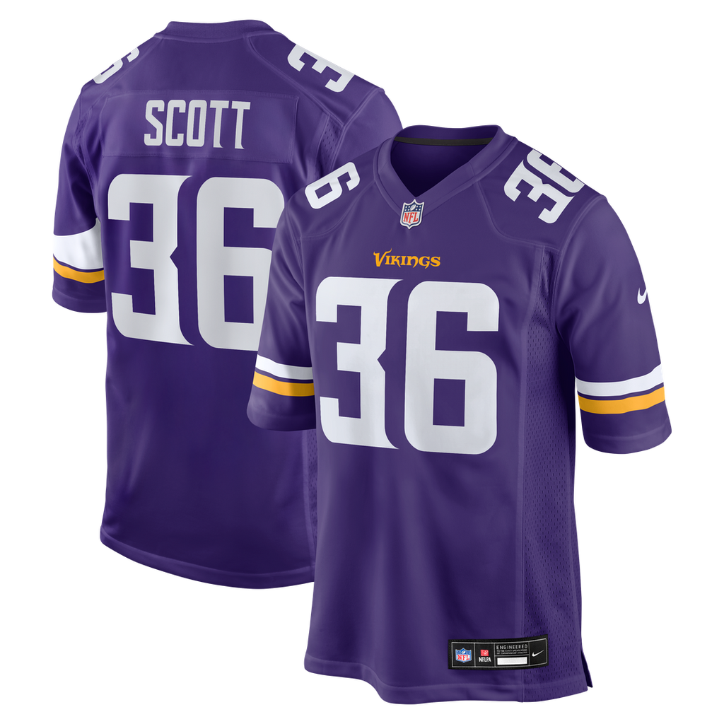 Zavier Scott Minnesota Vikings Team Jersey - Purple