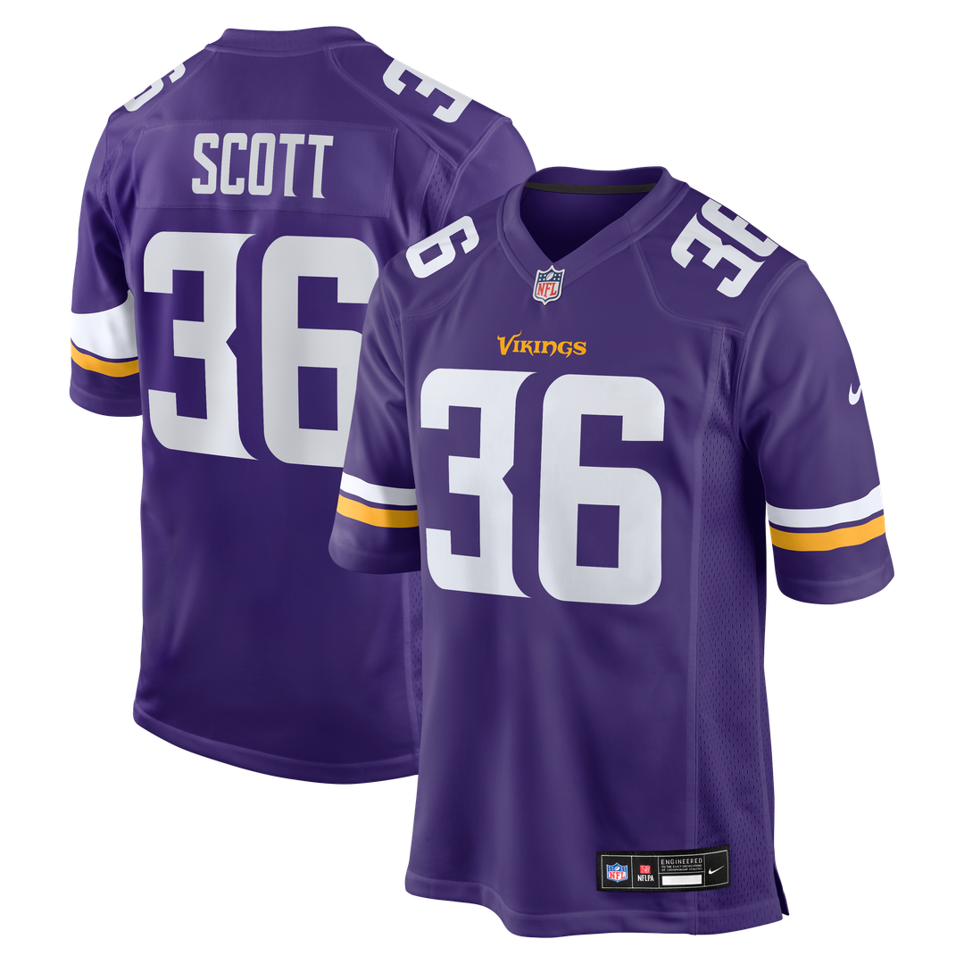 Zavier Scott Minnesota Vikings Team Jersey - Purple