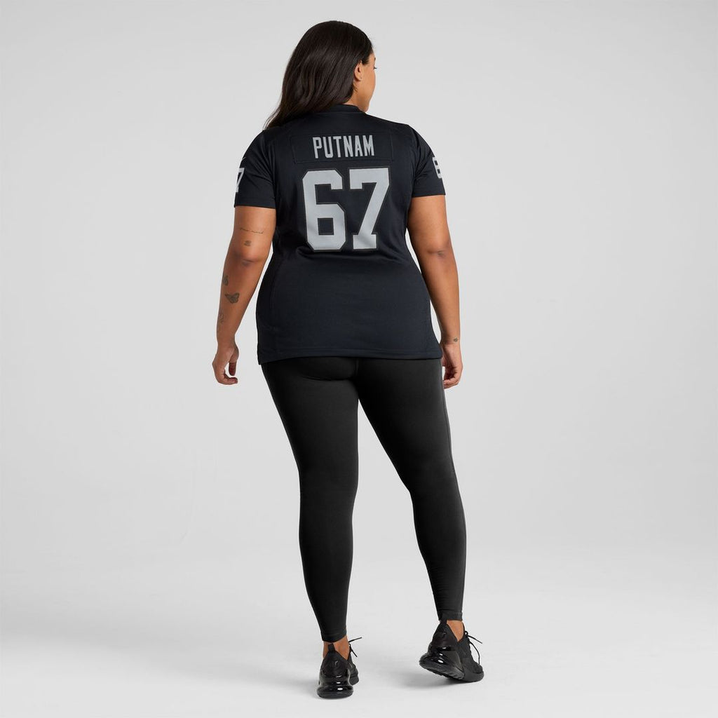 Will Putnam Las Vegas Raiders Women's Team Jersey - Black