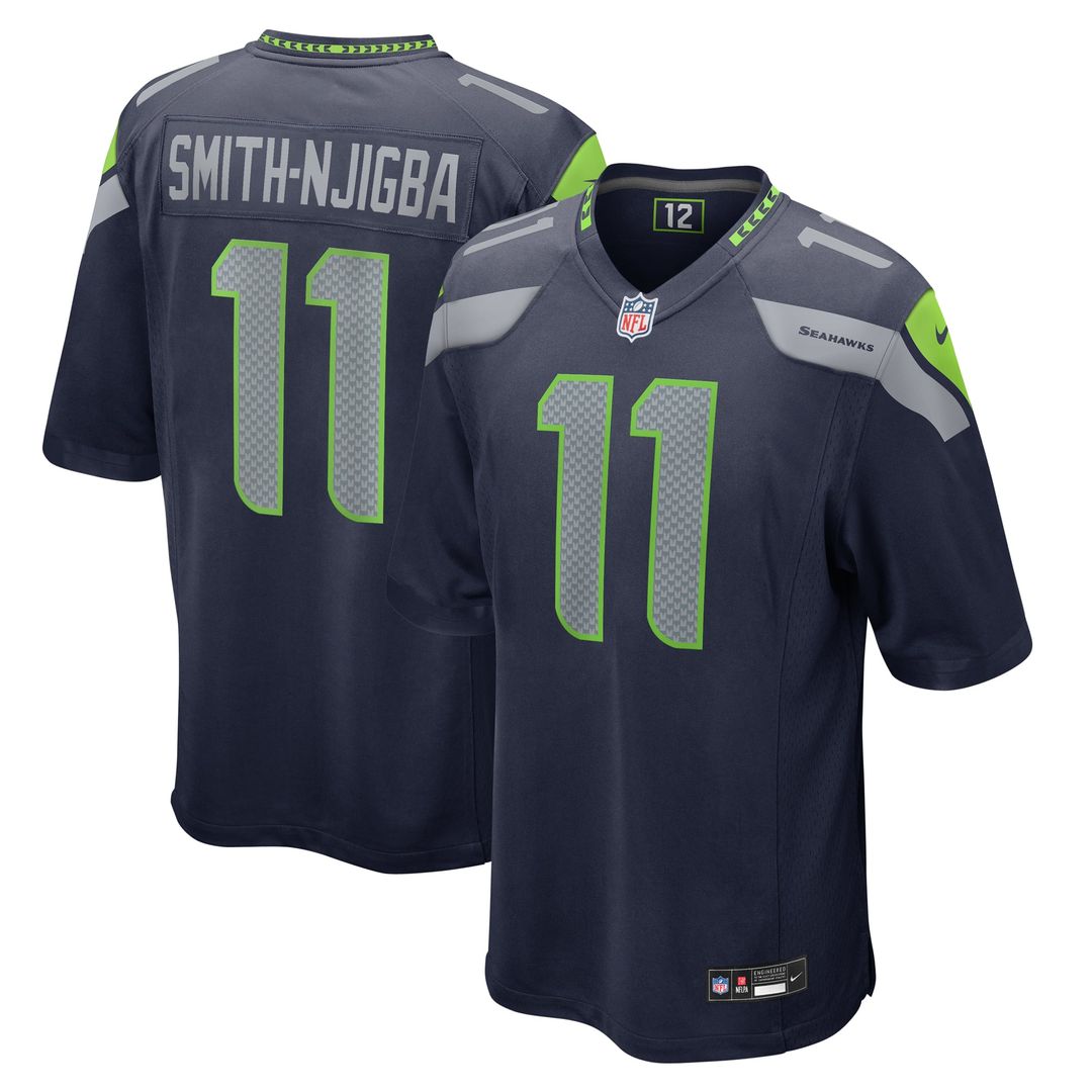 Jaxon Smith-Njigba Seattle Seahawks Jersey - College Navy