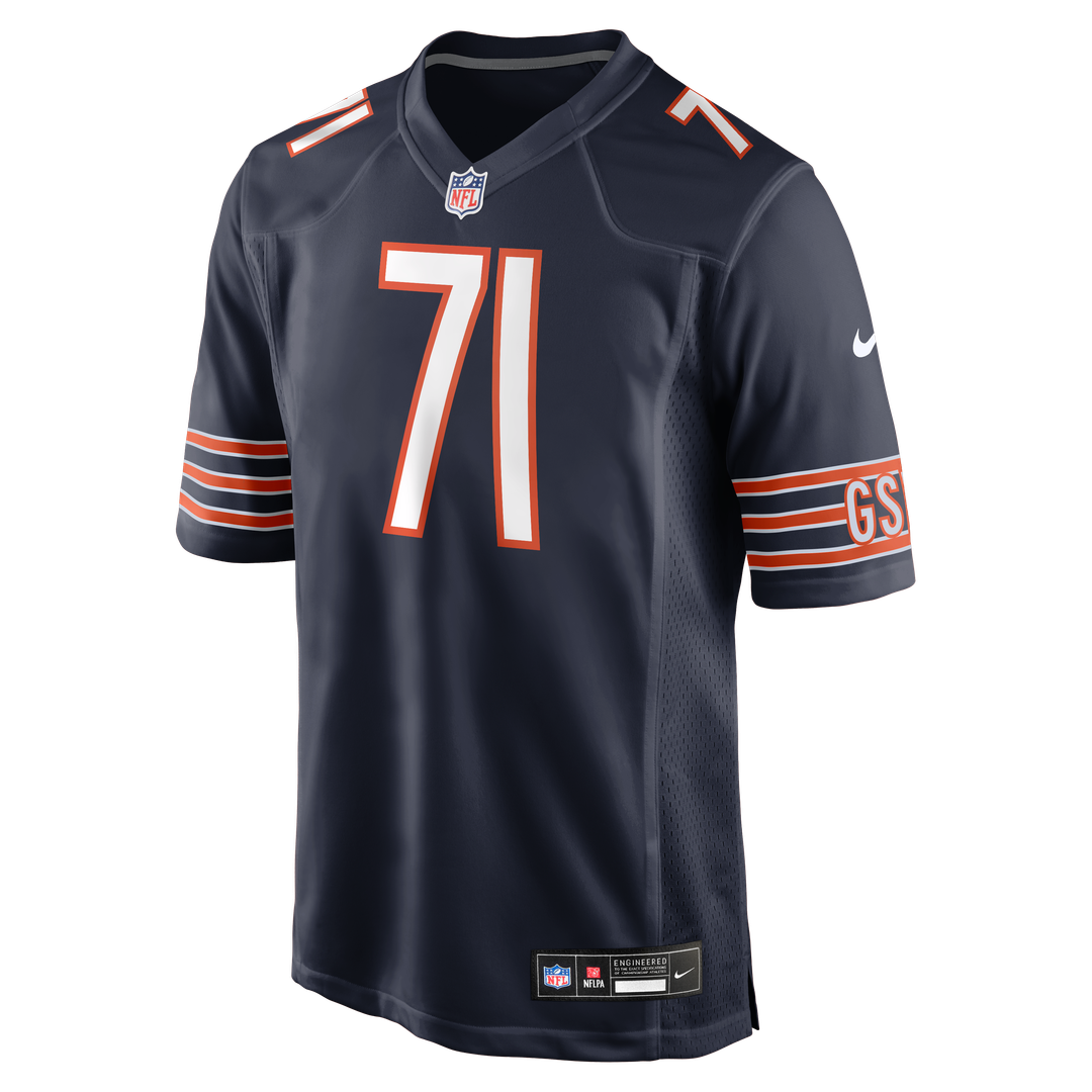 Ryan Bates Chicago Bears Jersey - Navy