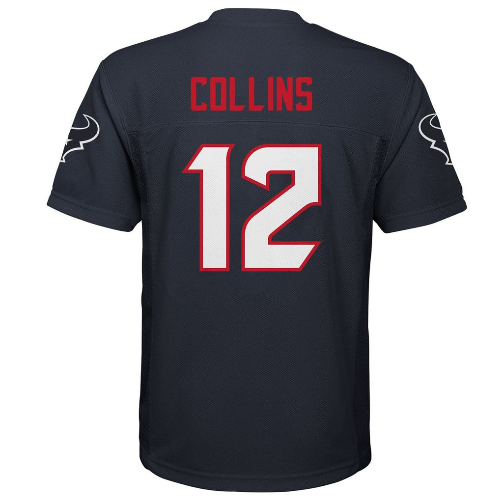 Nico Collins Houston Texans Youth Jersey - Navy