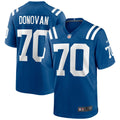 Art Donovan Indianapolis Colts Game Retired Player Jersey - Royal