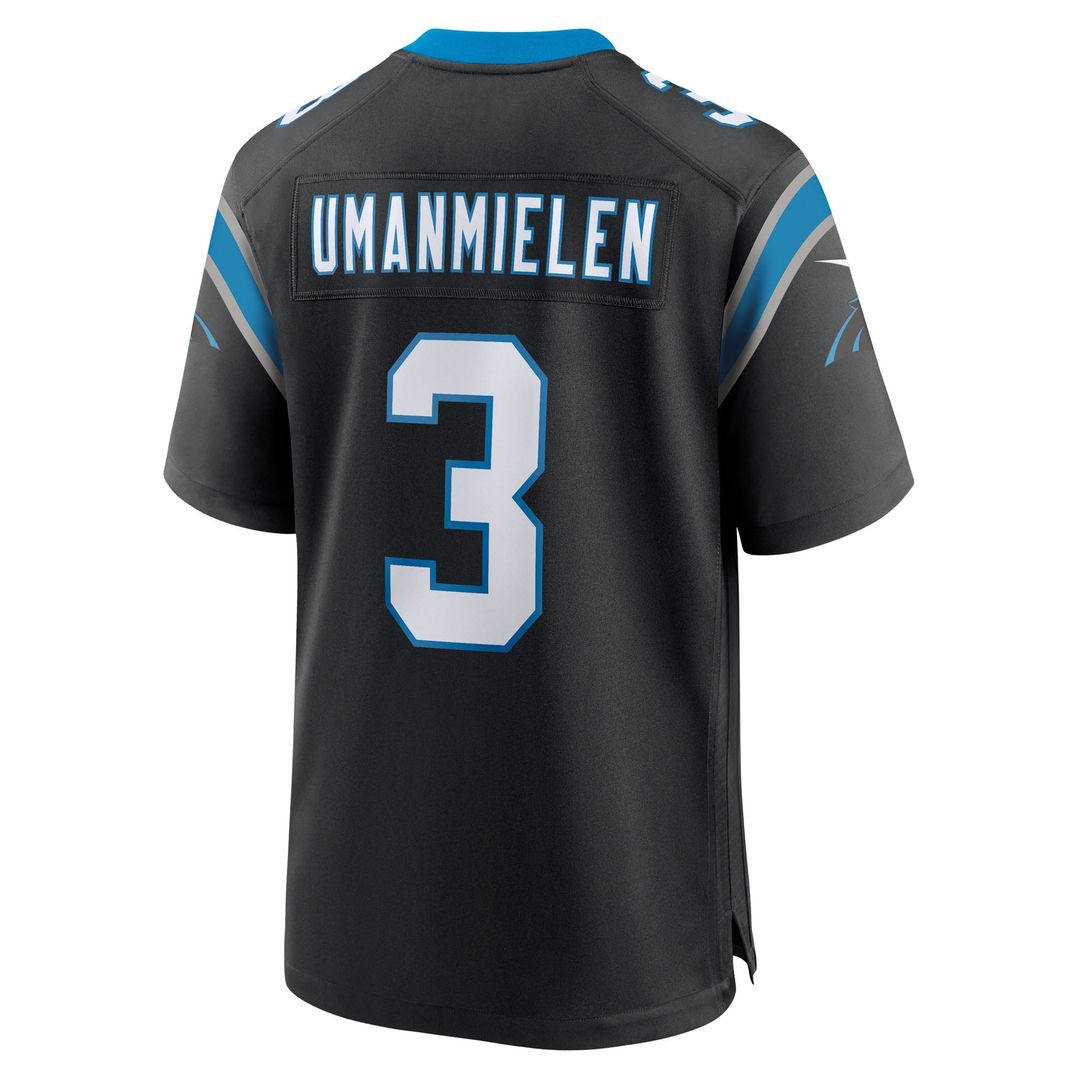 Princely Umanmielen Carolina Panthers Team Jersey - Black