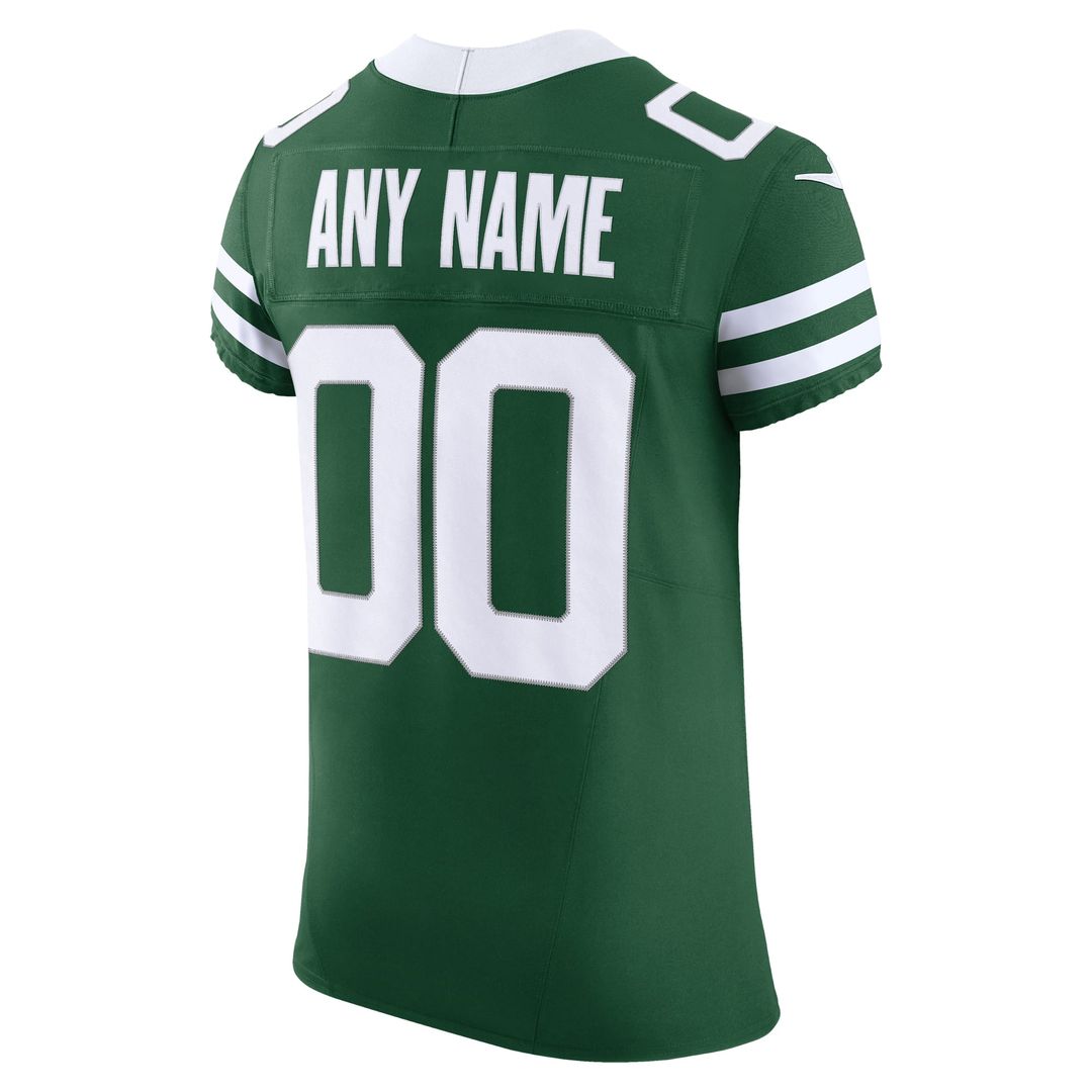 New York Jets Alternate Elite Custom Jersey - Legacy Black