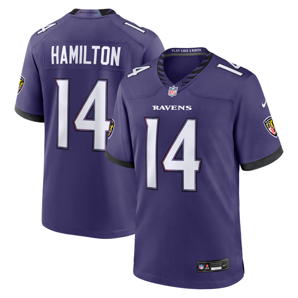 Kyle Hamilton Baltimore Ravens Team Jersey - Purple