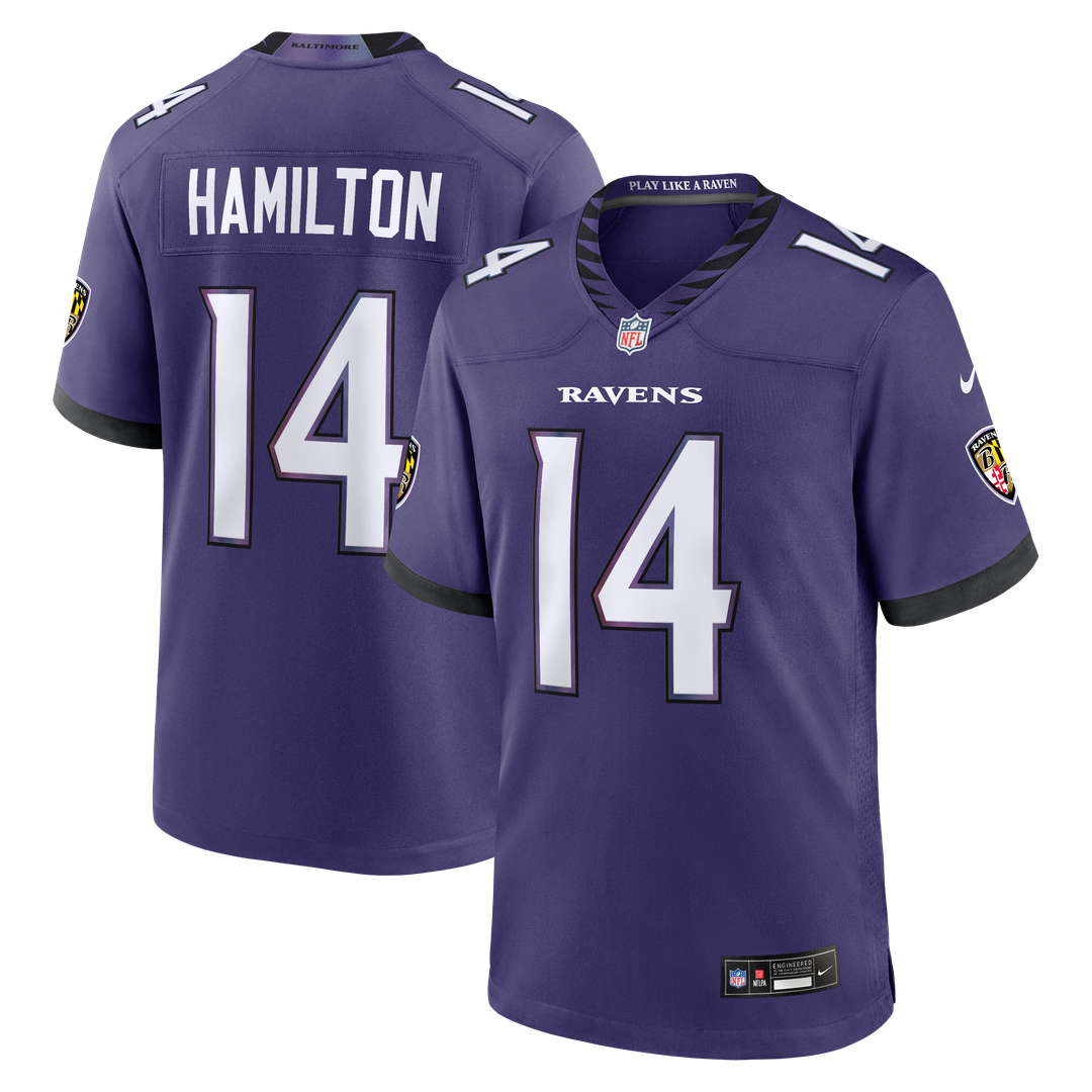 Kyle Hamilton Baltimore Ravens Team Jersey - Purple