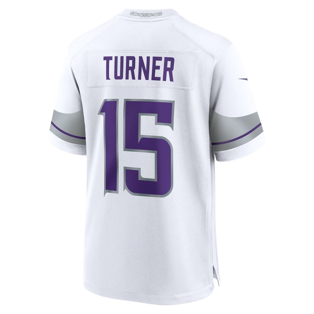Dallas Turner Minnesota Vikings Alternate Jersey - White