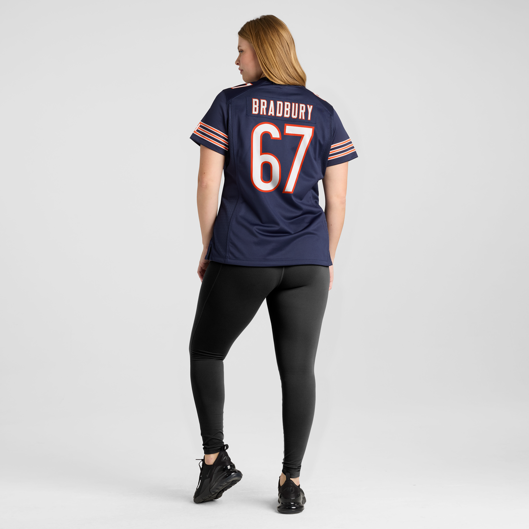 Garrett Bradbury Chicago Bears Women's Team Jersey - Navy
