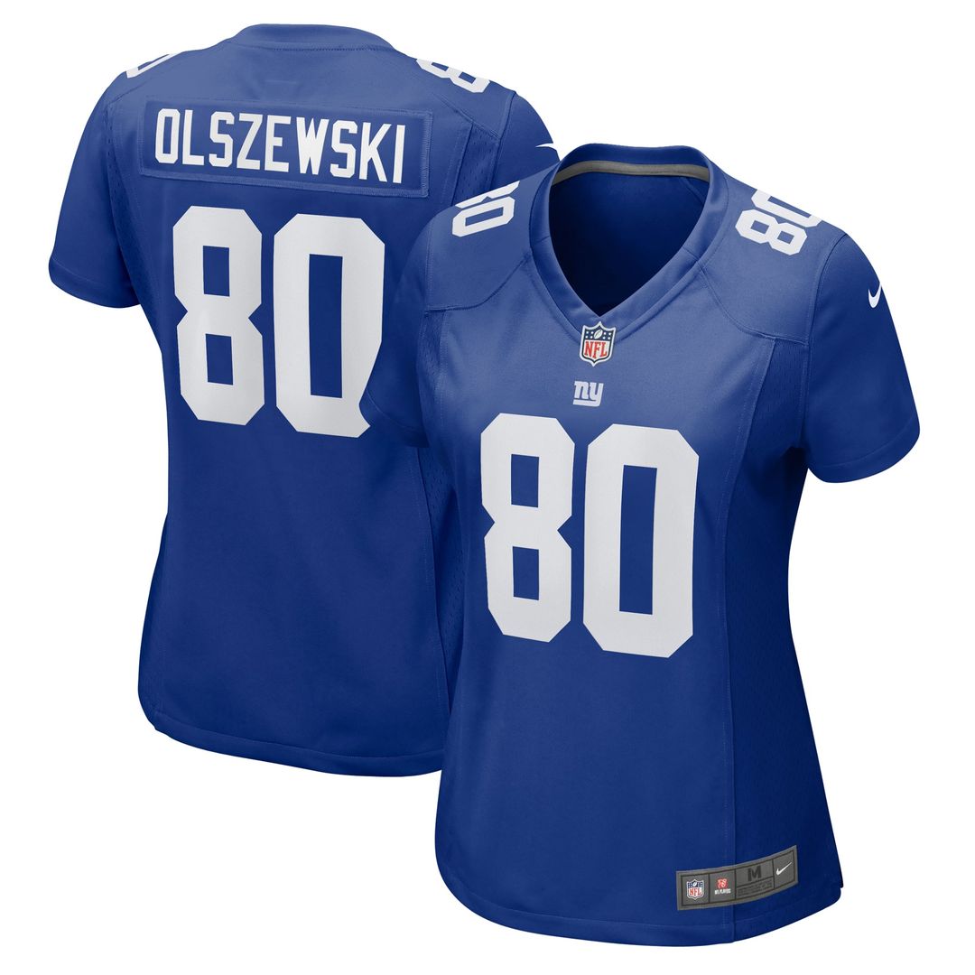 Gunner Olszewski New York Giants Women's Jersey - Royal
