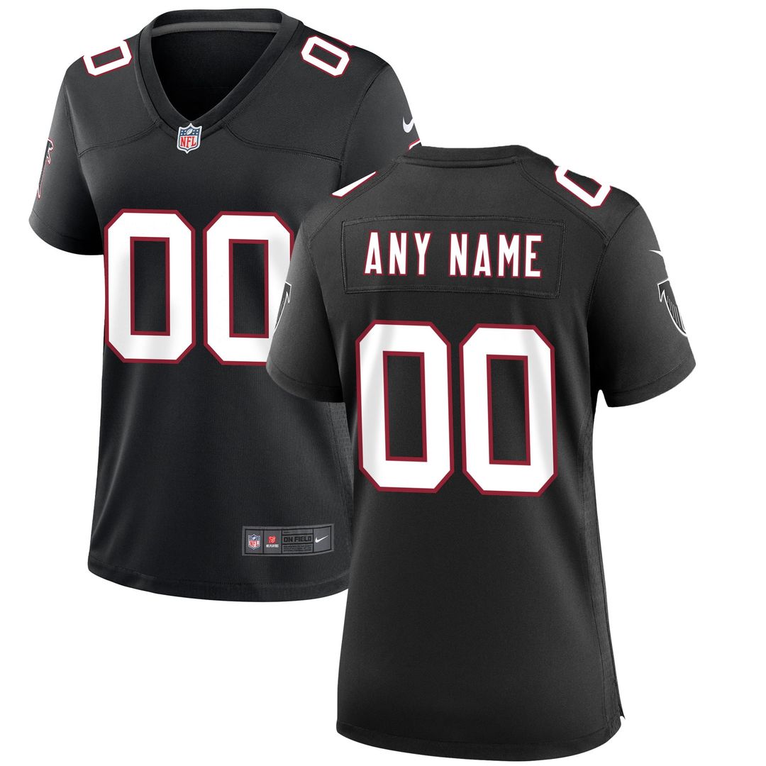Atlanta Falcons Women's Custom Jersey - Red