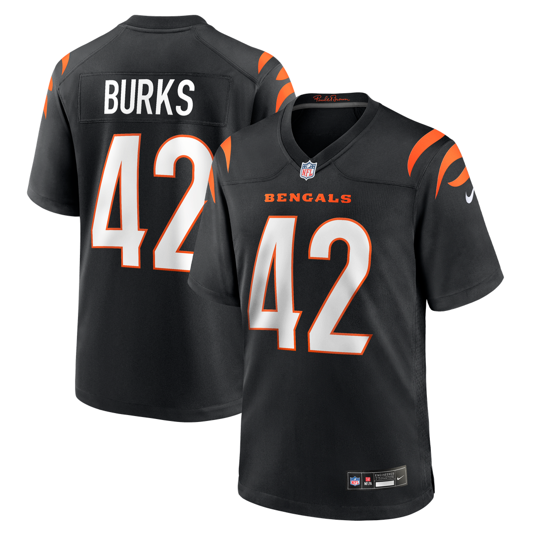Oren Burks Cincinnati Bengals Team Jersey - Black