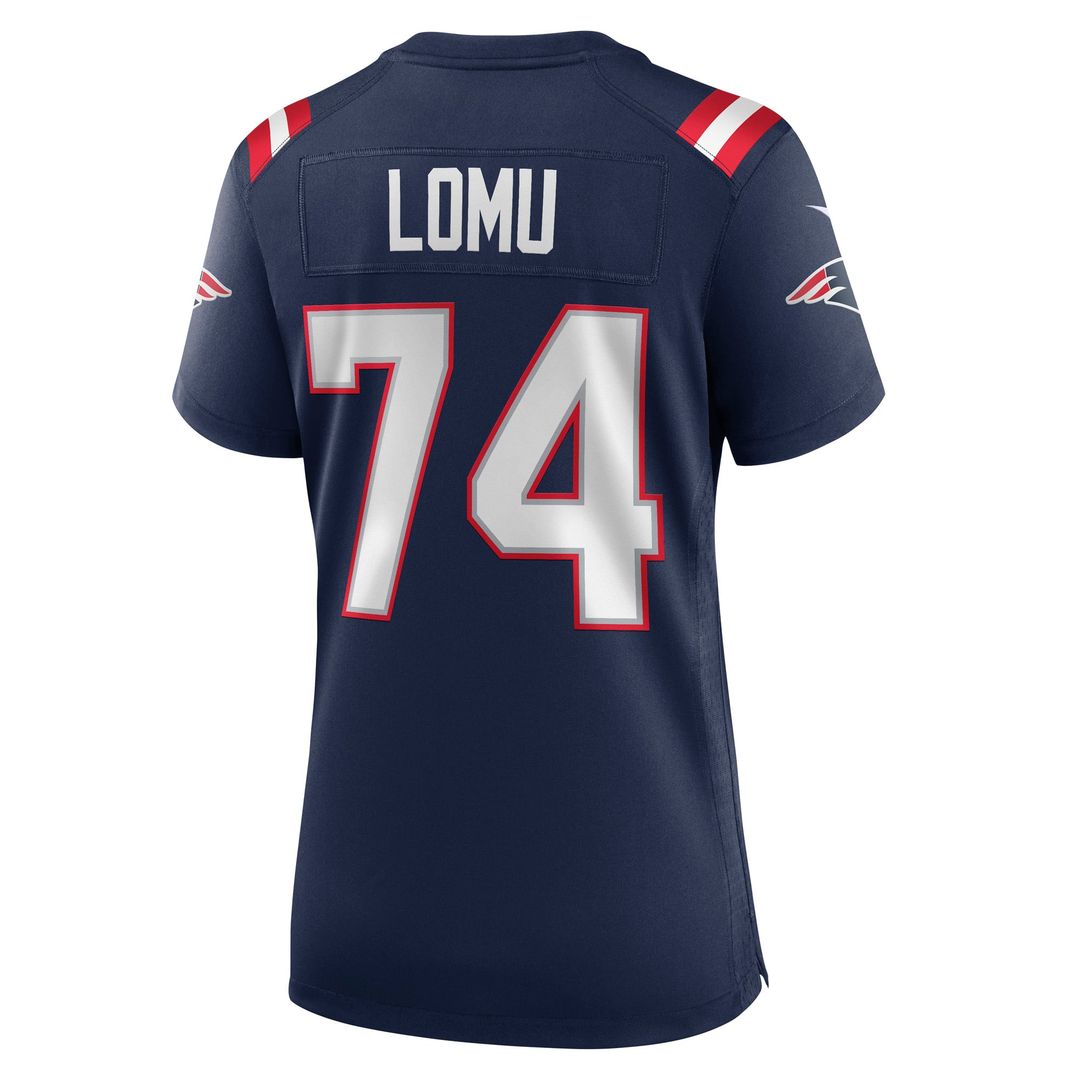Caleb Lomu New England Patriots Women's Team Jersey - Navy