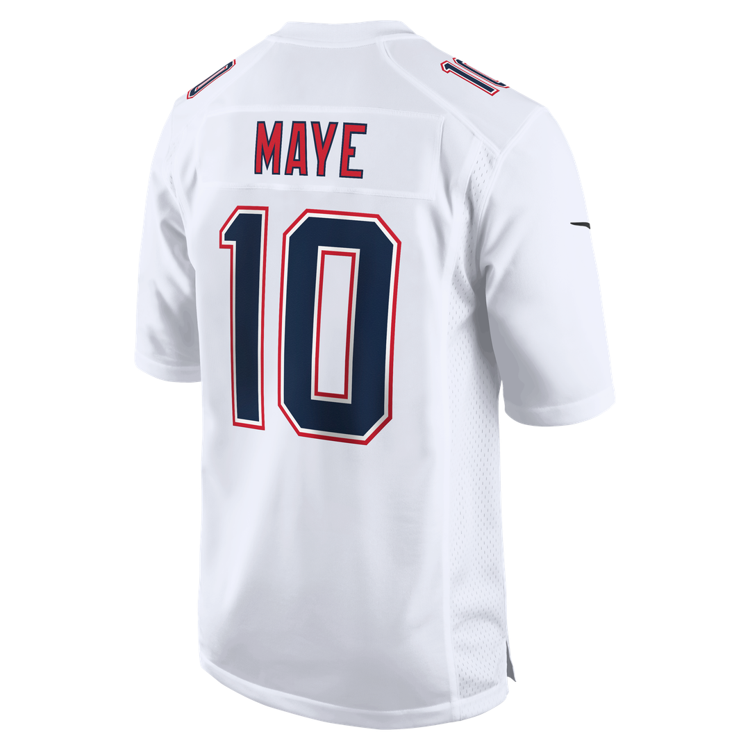 Drake Maye New England Patriots Jersey - Tundra White