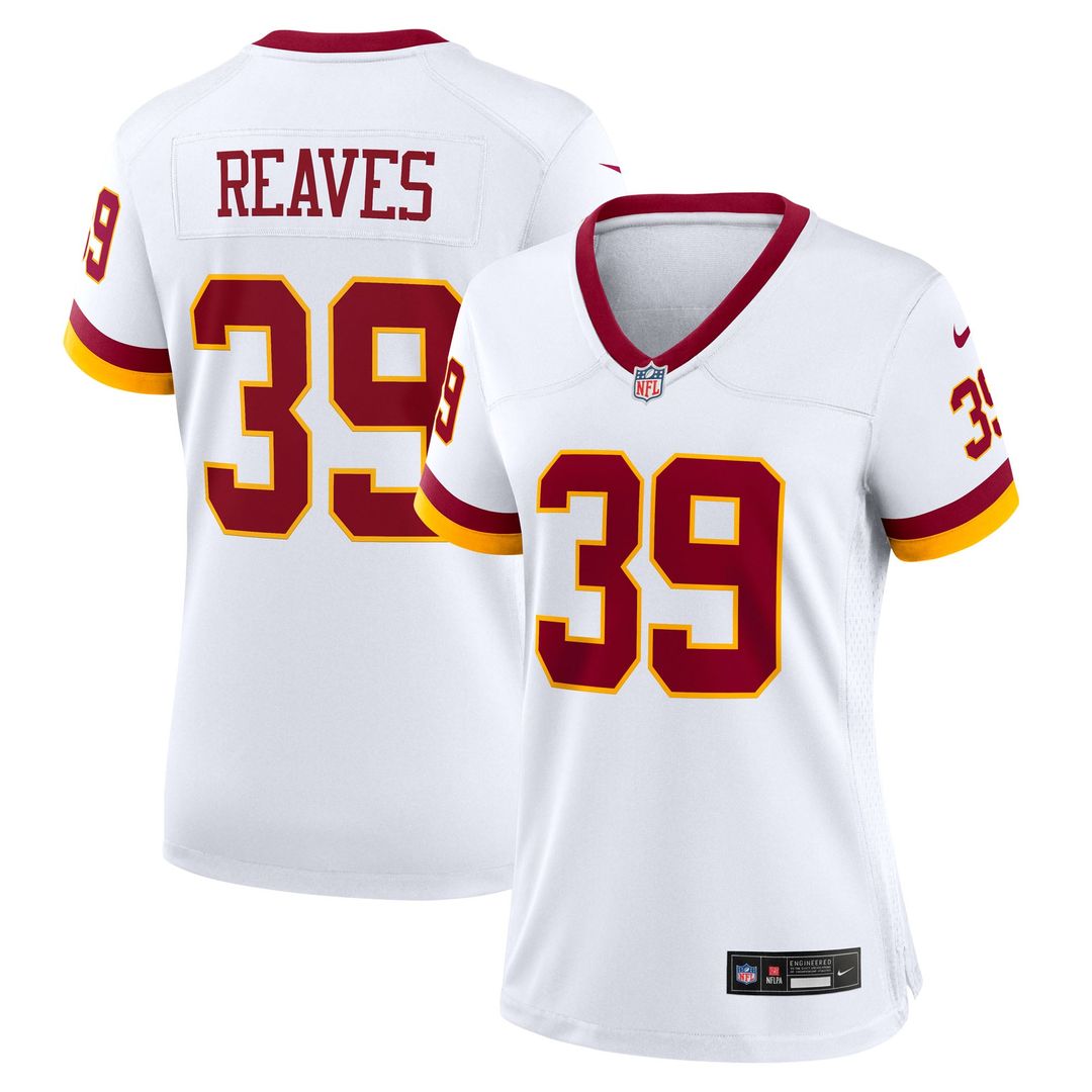 Jeremy Reaves Washington Commanders Women's Game Championship Era Jersey - White